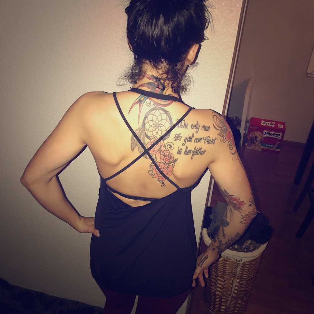 Lululemon black tank top